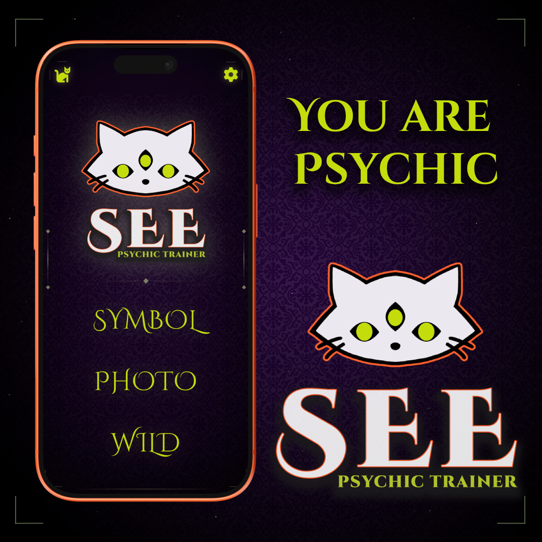 Banner quadrato SEE Strumento di Allenamento Psichico con design mistico